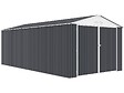 HABITAT ET JARDIN - Garage en métal "Houston" 18,56m²  - Anthracite - vignette