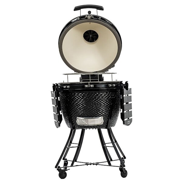 PIT BOSS - Barbecue à charbon Kamado Noir Céramique Grille Ø 52cm 134 x 77 x 120 cm PIT BOSS - large