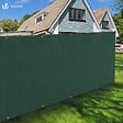 VOUNOT - Brise vue occultant en HDPE 230g/m² 1.8x20m avec attaches de fixation vert - vignette