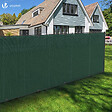 VOUNOT - Brise vue occultant en HDPE 150g/m² 1.5x20m avec attaches de fixation vert - vignette