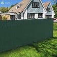 VOUNOT - Brise vue occultant en HDPE 150g/m² 1x10m avec attaches de fixation vert - vignette