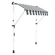 COTE STORE - Store à projection autoportant sans perçage 200 x 150 cm - Terrasse ou balcon - Blanc gris - vignette