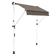 COTE STORE - Store à projection autoportant sans perçage 300 x 150 cm - Terrasse ou balcon - Taupe - vignette