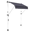 COTE STORE - Store à projection autoportant sans perçage 300 x 150 cm - Terrasse ou balcon - Gris anthracite - vignette