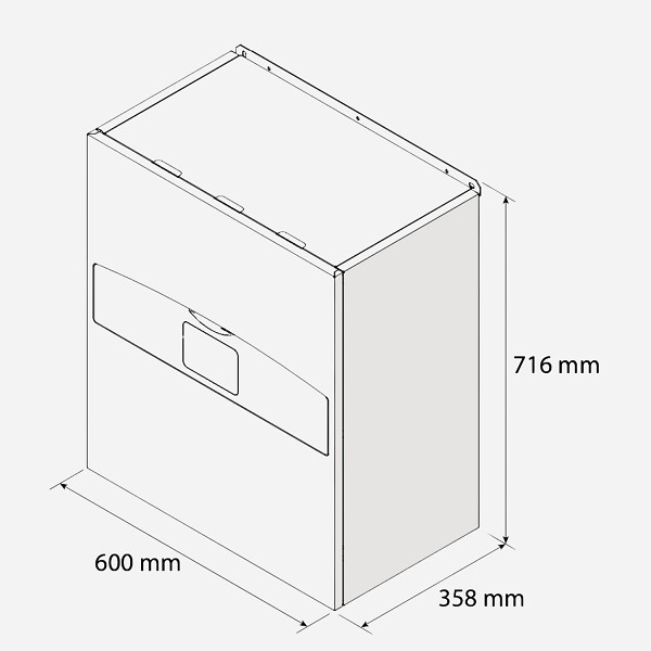 ARISTON - Pompe à chaleur Connecté Air / Eau monobloc Nimbus Plus M avec appoint électrique Ariston 8 kW Monophasé - large