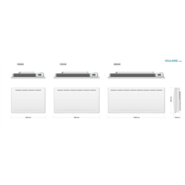 KALIA - Radiateur électrique fonte TANA 2000W - large