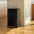 KITCHEN MOVE - Poubelle à pédale inox ADMIRAL noir 50L - vignette