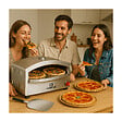 KEMPER - Four à pizza à gaz 4800W Cuisson pierre réfractaire 250 à 400°C Spatule Incluse KEMPER - vignette