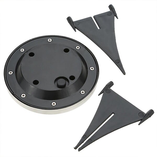LUMI JARDIN - 8 Balises solaires rondes DECKY D12cm 40LM - large