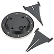 LUMI JARDIN - 8 Balises solaires rondes DECKY D12cm 40LM - vignette