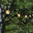 LUMISKY - Guirlande solaire diamant MILY 10 ampoules 3.90M - vignette