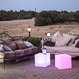 LUMISKY - Cube lumineux sans fil multicolore CARRY H40cm - vignette