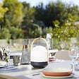 LUMISKY - Baladeuse solaire et rechargeable AURA H27 cm - vignette