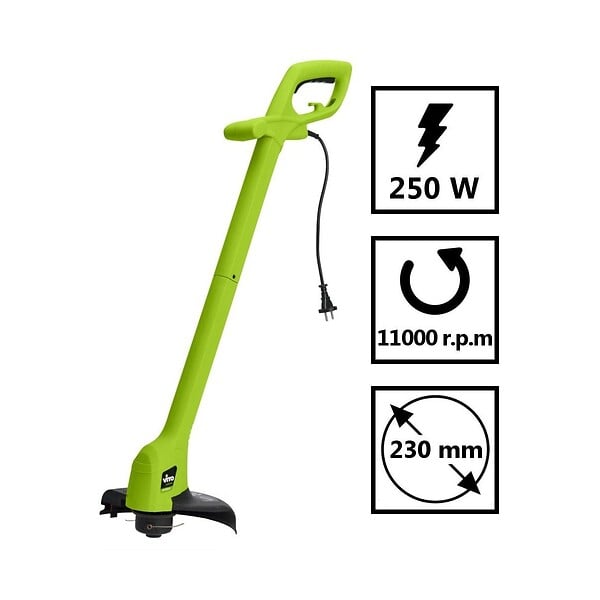 VITO - Coupe bordures 250W  Tête Automatique Coupe 23cm + Bobine de fil 1.2mm  VITO - large