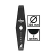 VITO - Lame de coupe 310mm pour débroussailleuse 2 dents alesage 25.4 standard VITO - vignette
