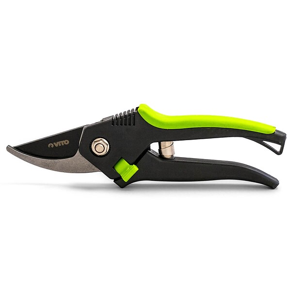 VITO - Sécateur de Jardin manuel 20 cm  Ciseaux Jardinage Lame Acier Carbone VITO - large