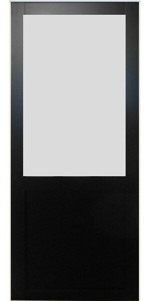 GD MENUISERIES - Porte Coulissante Athena Noir H204 x L83 cm - large