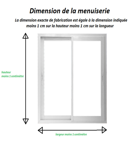 GD MENUISERIES - Fenetre Coulissante Aluminium H105 x L100 cm Blanc 2 vantaux - large
