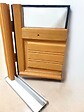 GD MENUISERIES - Porte Fenetre Bois 1 Vantail H215 x L90 cm Côte Tableau Tirant Gauche (Poignée, Barillet ref 01245F924) - vignette