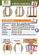 GD MENUISERIES - Porte Fenetre Bois 1 Vantail H215 x L90 cm Côte Tableau Tirant Gauche (Poignée, Barillet ref 01245F924) - vignette