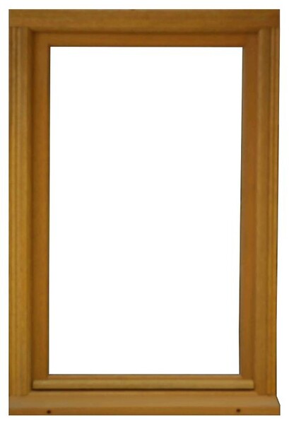 GD MENUISERIES - Fenetre Bois 1 Vantail H95 x L50 cm Côte Tableau Tirant Gauche - large