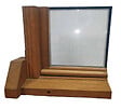 GD MENUISERIES - Fenetre Bois 2 Vantaux H95 x L80 cm Côte Tableau - vignette