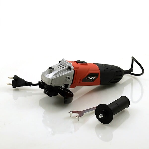 ITOOLS - Meuleuse angle 115mm 500W  Poignée clef brosse charbon ITOOLS - large