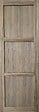 GD MENUISERIES - Porte Coulissante bois Frake 3 Panneaux H204 x L83 cm - vignette