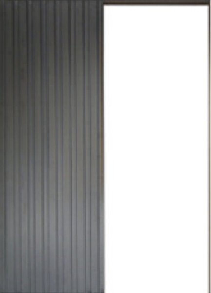 GD MENUISERIES - Porte Coulissante bois Ayous 3 Panneaux H204 x L73 cm, Galandage, kit finition - large