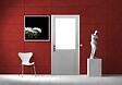 GD MENUISERIES - Bloc Porte Atelier BLANC sans meneau H204 x L73 cm Côte Tableau P.Droit - vignette