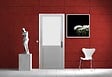 GD MENUISERIES - Bloc Porte Athena BLANC H204 x L73 cm Côte Tableau P.Gauche - vignette