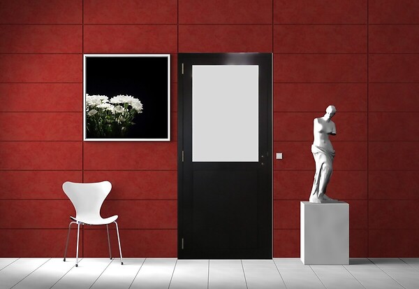 GD MENUISERIES - Bloc Porte Athena Noir H204 x L73 cm Côte Tableau P.Gauche - large