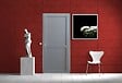 GD MENUISERIES - Bloc Porte Athena Gris Clair 2 panneaux H204 x L73 cm Côte Tableau P.Droit - vignette