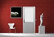 GD MENUISERIES - Bloc Porte Athena BLANC H204 x L73 cm Côte Tableau P.Droit - vignette