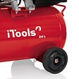 ITOOLS - Compresseur d'air 24 Litres 8 bar 2CV 1.5KW 115 PSI + Kit Air comprimé 5 Pièces ITOOLS - vignette