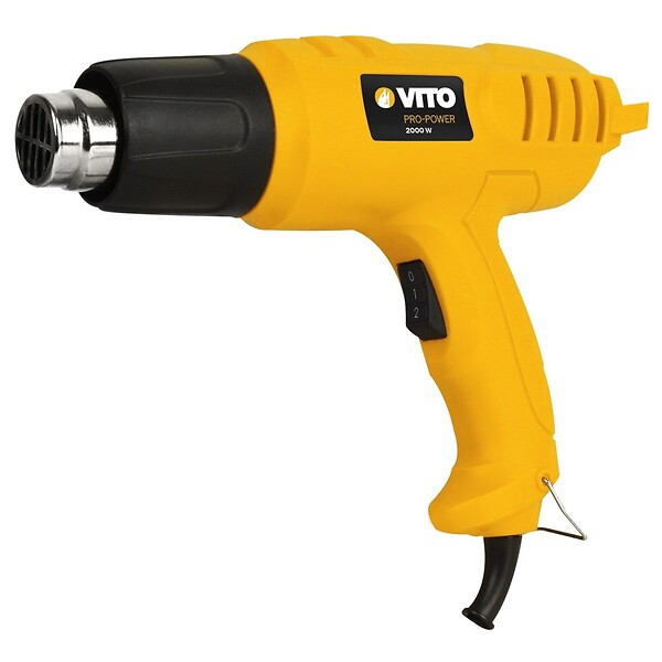 VITO - Décapeur thermique 2000W 450° et 600° C Mallette 5 accessoires VITO - large