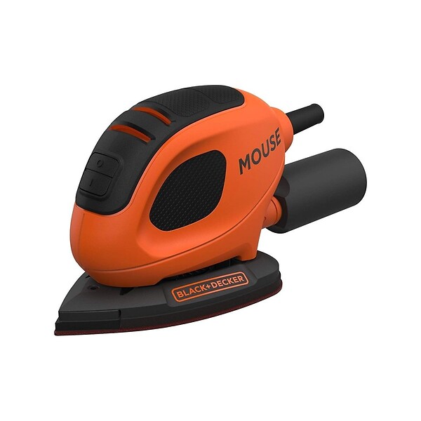 BLACK+DECKER - Ponceuse Mouse KIT 55W + 15 accessoires + Sac souple BLACK & DECKER BEW230BC - large