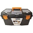 VITO - Boite à outils 21" 535 x 291 x 280 mm Grande malette 3 organiseurs sur couvercle + Porte outils interieur VITO - vignette
