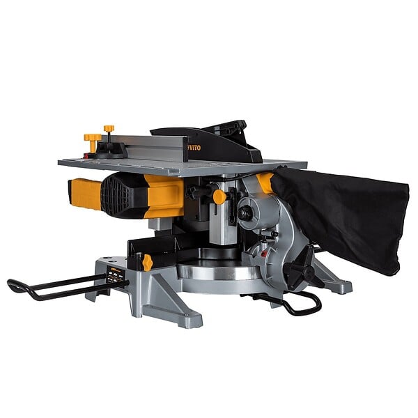 VITO - Scie à onglet Ø250mm combinée 1800W 2en1 avec plateau Angles de coupe variés VITO - large