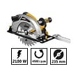 VITO - Scie circulaire 2100W Lame 235 mm 40 Dents Alesage 30mm Angle de coupe 0°- 45° VITO - vignette