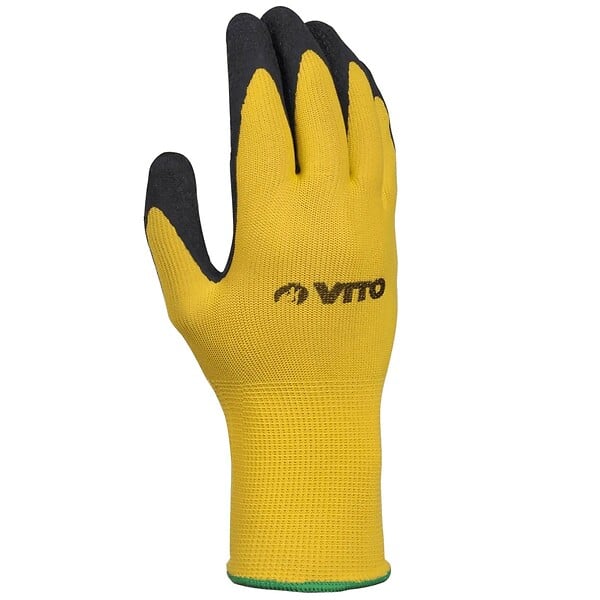 VITO - Pack de 12 Gants de Protection travail Nitrile Antidérapants Confort Adhérence Protection Certifiée CE VITO - large