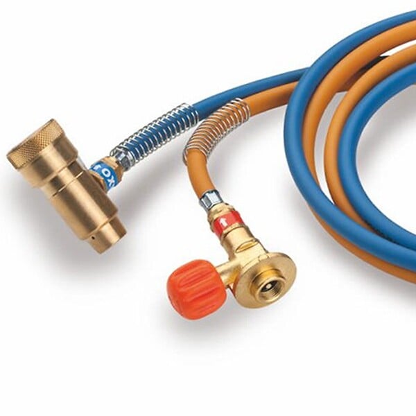 KEMPER - Chalumeau Bi-Gaz Oxygene Propane Tuyau 1.5 m Connection M10 Soudo brasure KEMPER - large
