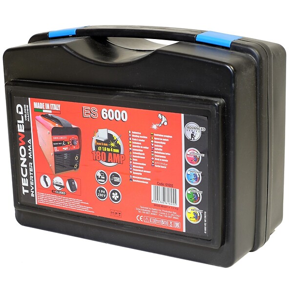 TECNOWELD - Poste a souder 180 ampères inverter MMA Acier Inox Fonte 1.6 à 5 mm malette TECNOWELD - large