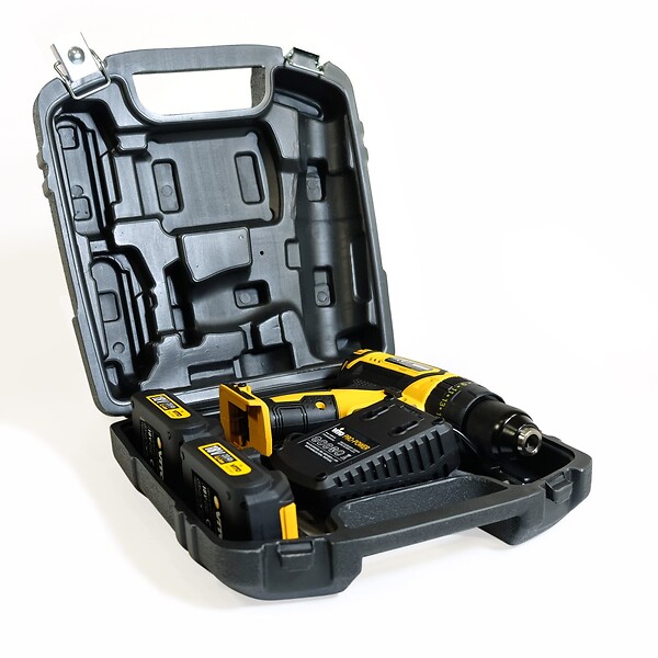 VITO - Perceuse sans fil 14,4 V 2 Batteries lithium 2.0Ah Chargeur rapide LED et indicateur de charge VITO - large