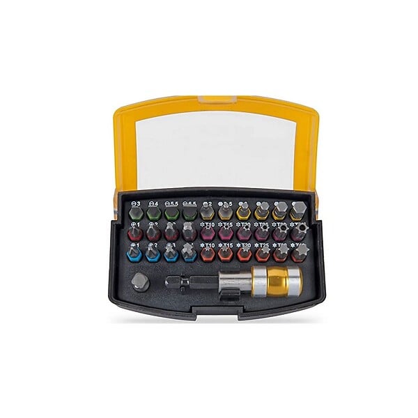 VITO - Perceuse Visseuse 14.4V + 2 Batteries Lithium 2Ah + Coffret 32 Embouts + Gants + Chargeur et Mallette VITO - large