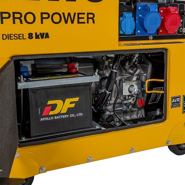 VITO - Groupe électrogène Diesel 8 KVA Mono et Triphasé  4T 12CV 498 cm³ 6500W Démarreur électrique Autonomie 8h VITO - large
