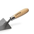 VITO - Truelle de maçon Triangulaire forgée 120mm à bout rond Acier trempé Manche bois VITO - vignette