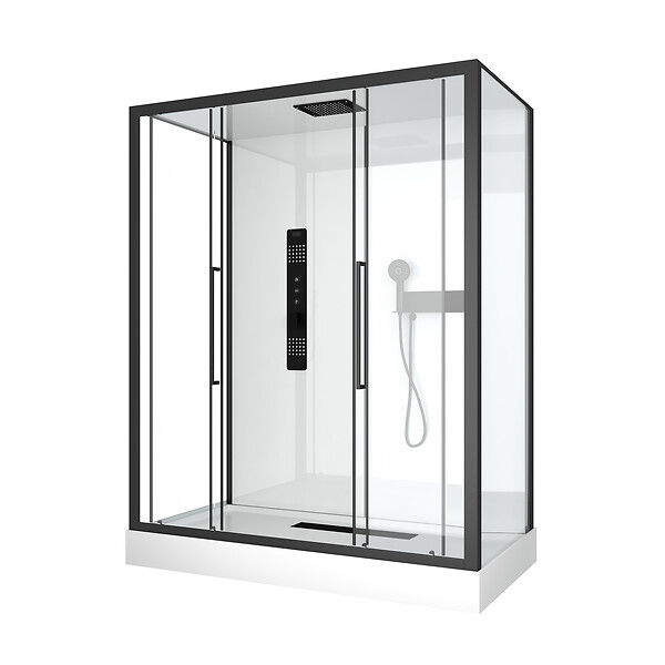 AURLANE - Cabine de douche RECTANGLE 160x85x217cm - FACTORY 2 XXL - large