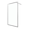 AURLANE - Paroi de Douche 120x200 cm - Cadre et Bras Aluminium Chrome - CHROMED CONTOURING - vignette