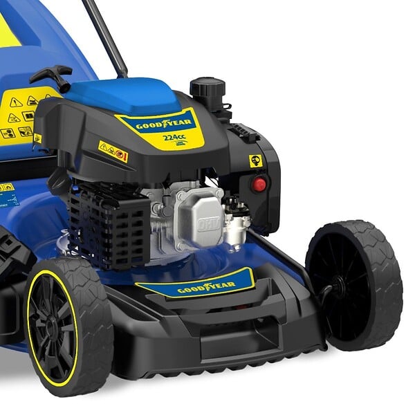 GOODYEAR - Tondeuse Thermique Autotractée 224Cm3 7,5CV Moteur 4T OHV Largeur de coupe 56cm Surfaces 2000m² GOODYEAR GY56LM - large